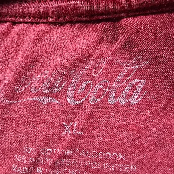 Coca Cola Men's Red T-Shirt - Picture 2 of 5